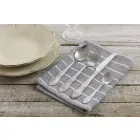 Bestick i servicestål i satinstålkonstruktion 24 delar - Fantasy Viadurini