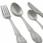 Bestick i fullsats i satinstålkonstruktion 24 delar - Fantasiapos1 Viadurini