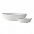 Fruit and Ice Cream Cups Service with White Bowl 8 Pieces - Flavia