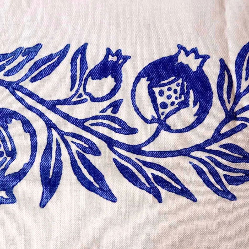 Frukoservice med linne med handgjorda enkelstycken - varumärken Viadurini