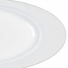 Modern vit porslin oval design serveringssats 2 stycken - teleskop Viadurini