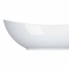 Modern vit porslin oval design serveringssats 2 stycken - teleskop Viadurini