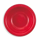 Bestick med färgade tallrikar 18 stycken i modern stengods - Abruzzo Viadurini