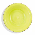 Bestick med färgade tallrikar 18 stycken i modern stengods - Abruzzo Viadurini