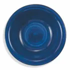 Bestick med färgade tallrikar 18 stycken i modern stengods - Abruzzo Viadurini