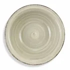 Bestick med färgade tallrikar 18 stycken i modern stengods - Abruzzo Viadurini