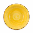 Bestick med färgade tallrikar 18 stycken i modern stengods - Abruzzo Viadurini