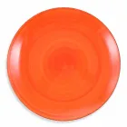 Bestick med färgade tallrikar 18 stycken i modern stengods - Abruzzo Viadurini