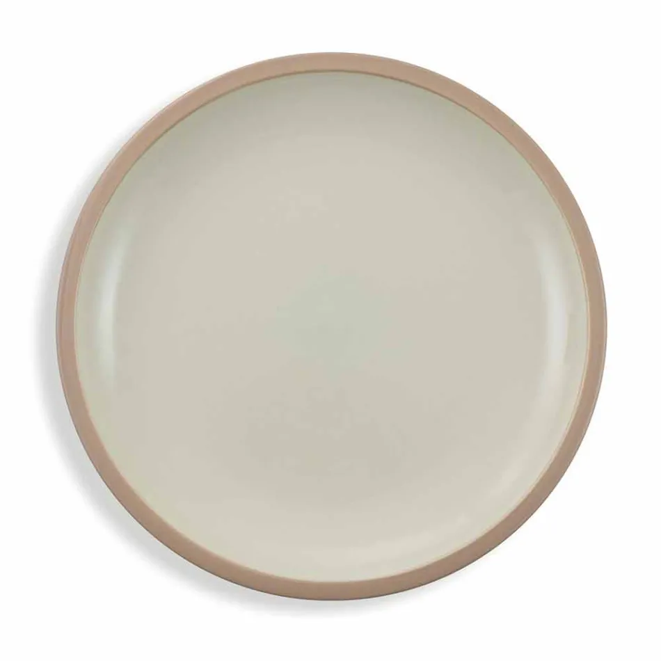 Servis Set Färgade plattor Full 18 Pieces Design - Osteria Viadurini