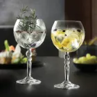 Gin Tonic Cocktail Glass Service i Eco Crystal 12 st - Bromeo Viadurini