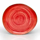 Uppsättning av 16 rätter för modern design i elegant färgad stengods - Simba Viadurini