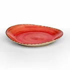 Uppsättning av 16 rätter för modern design i elegant färgad stengods - Simba Viadurini