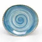 Uppsättning av 16 rätter för modern design i elegant färgad stengods - Simba Viadurini