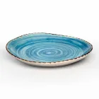 Uppsättning av 16 rätter för modern design i elegant färgad stengods - Simba Viadurini