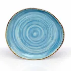 Uppsättning av 16 rätter för modern design i elegant färgad stengods - Simba Viadurini