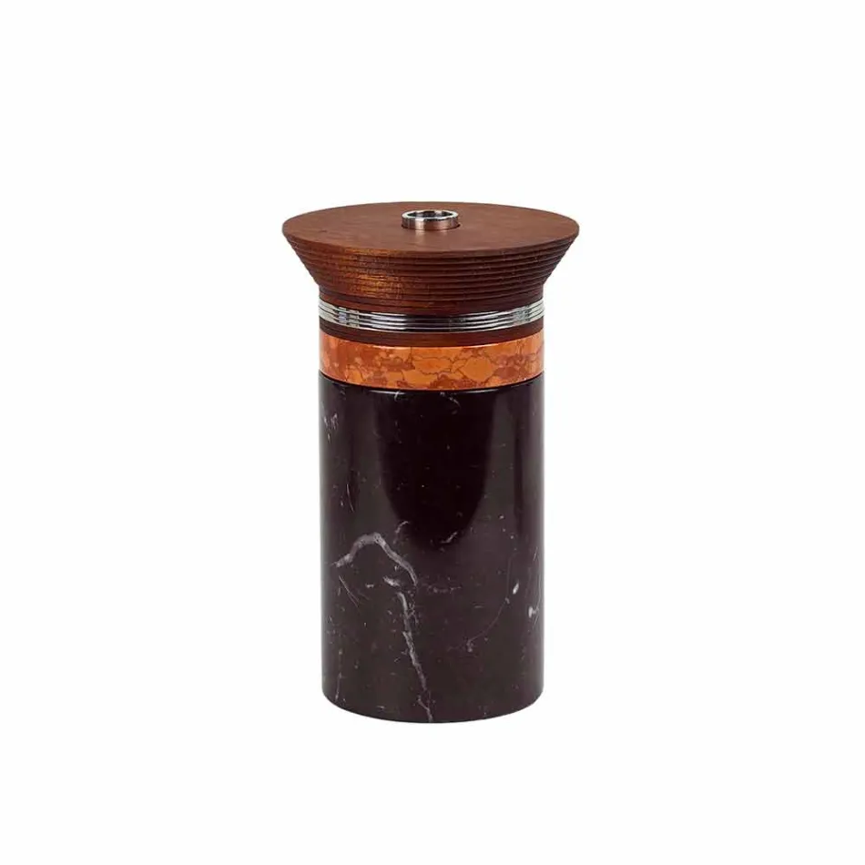 Cocktail Service Aperitif tillbehör i marmor, trä, stål - Norman Viadurini