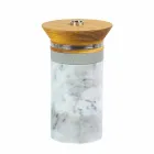 Cocktail Service Aperitif tillbehör i marmor, trä, stål - Norman Viadurini