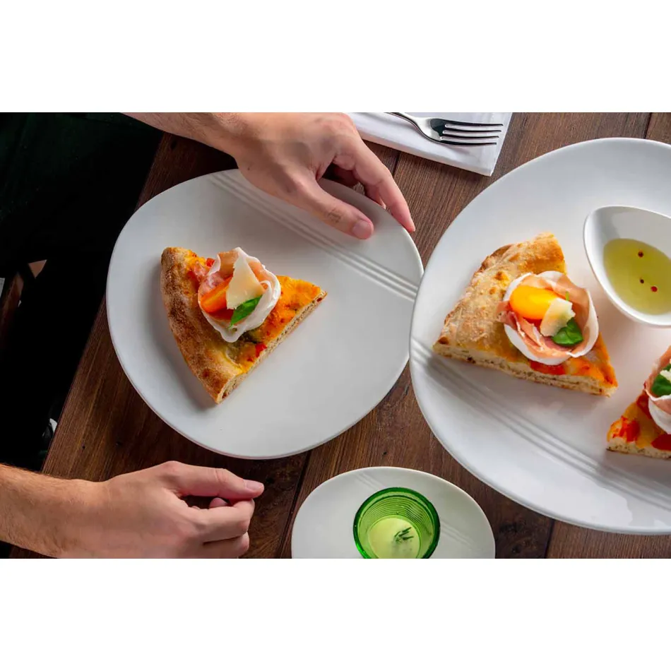 Moderna porslin Aperitif-rätter set 36 stycken - Nalah Viadurini