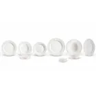 Uppsättning av 27 eleganta vita porslinsdesignplattor - Gimignano Viadurini