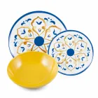 Servicefärgade och moderna rätter Servis komplett set 18 delar - Cefalu Viadurini