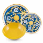 Servicefärgade och moderna rätter Servis komplett set 18 delar - Cefalu Viadurini