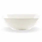 Serveringsrätter 3 delar modern design i vitt porslin - Malaga Viadurini