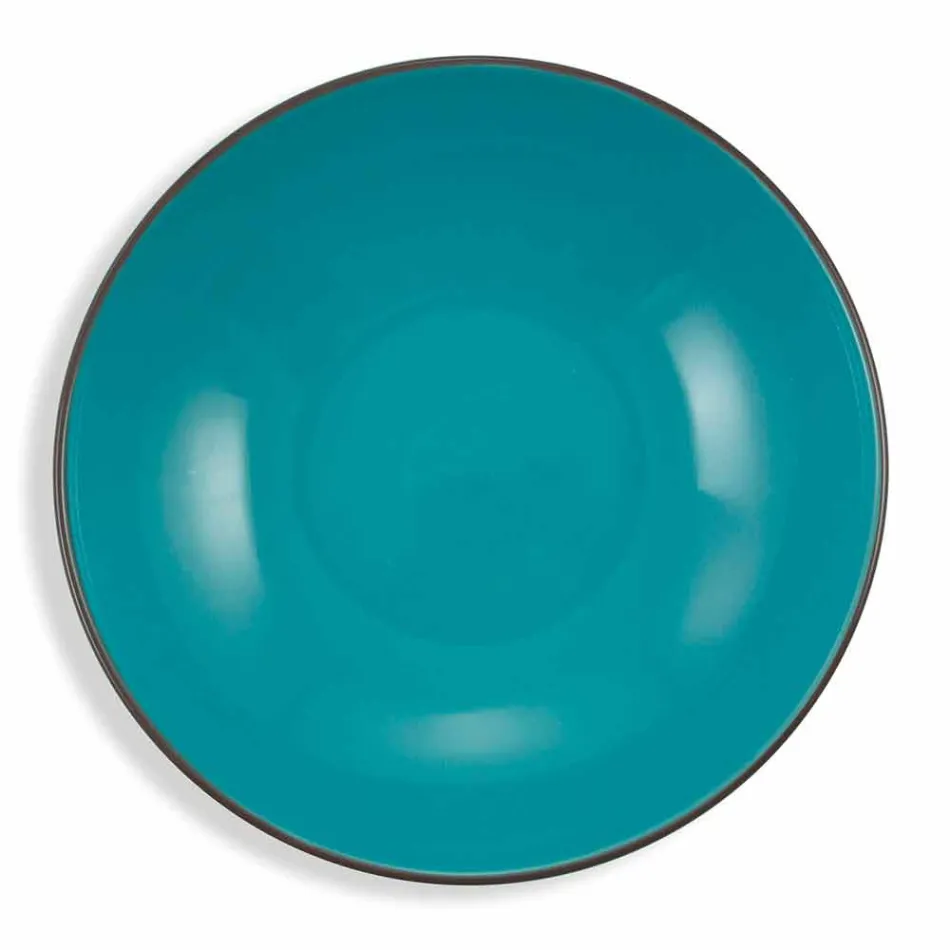 Servis Set Porslin Färgat Porslin Modern 18 Pieces - Timesquare Viadurini