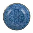 Rätter service i hård Dolomitgrå, ljusblå eller blå 18 stycken - arabiska Viadurini