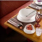 Vit porslin servis Set 23 delar modern och elegant design - Nalah Viadurini