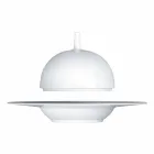 Modern och elegant middagsuppsättning i porslin 24 delar - teleskop Viadurini