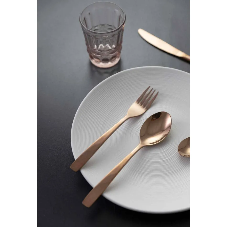 Lyxbestick i rostfritt stål med bestick - Wisconsinpos Viadurini