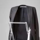 Fällbar rumsbetjänt i transparent akrylkristall - Stecla Viadurini