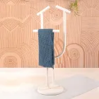 Betjänad stativ i RAL målat stål tillverkat i Italien - Arcano Viadurini