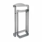 Modern design Servomuto plexiglas rökt Mose, tillverkad i Italien Viadurini