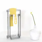 Modern design Servomuto plexiglas rökt Mose, tillverkad i Italien Viadurini