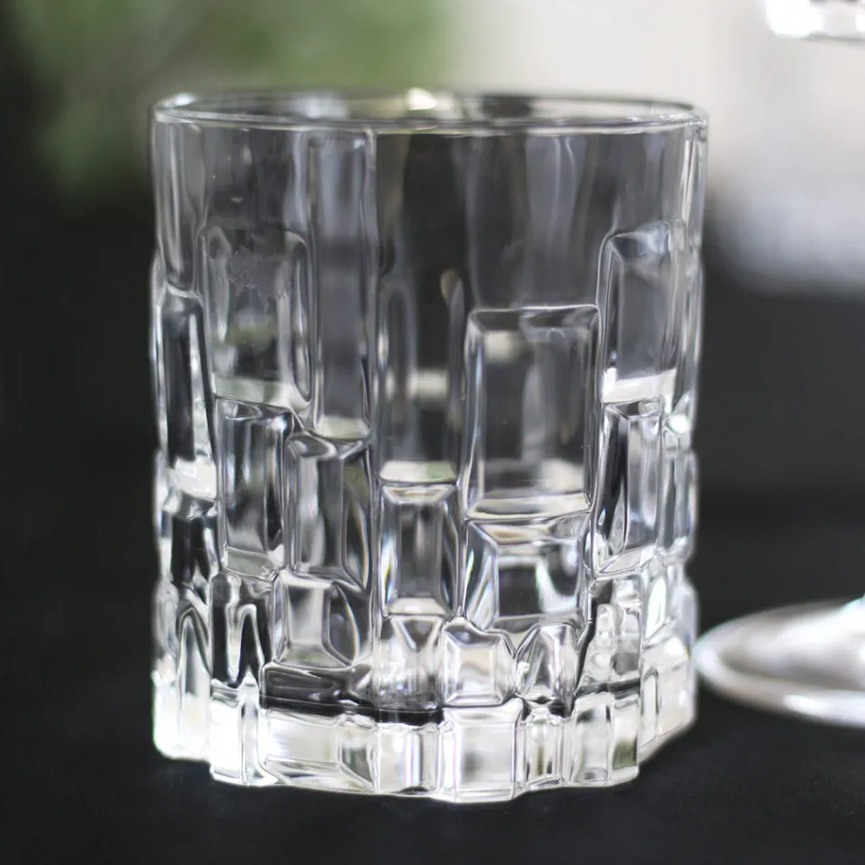 Set med 18 lyxiga kristallglas - Luxuryglass25 Viadurini