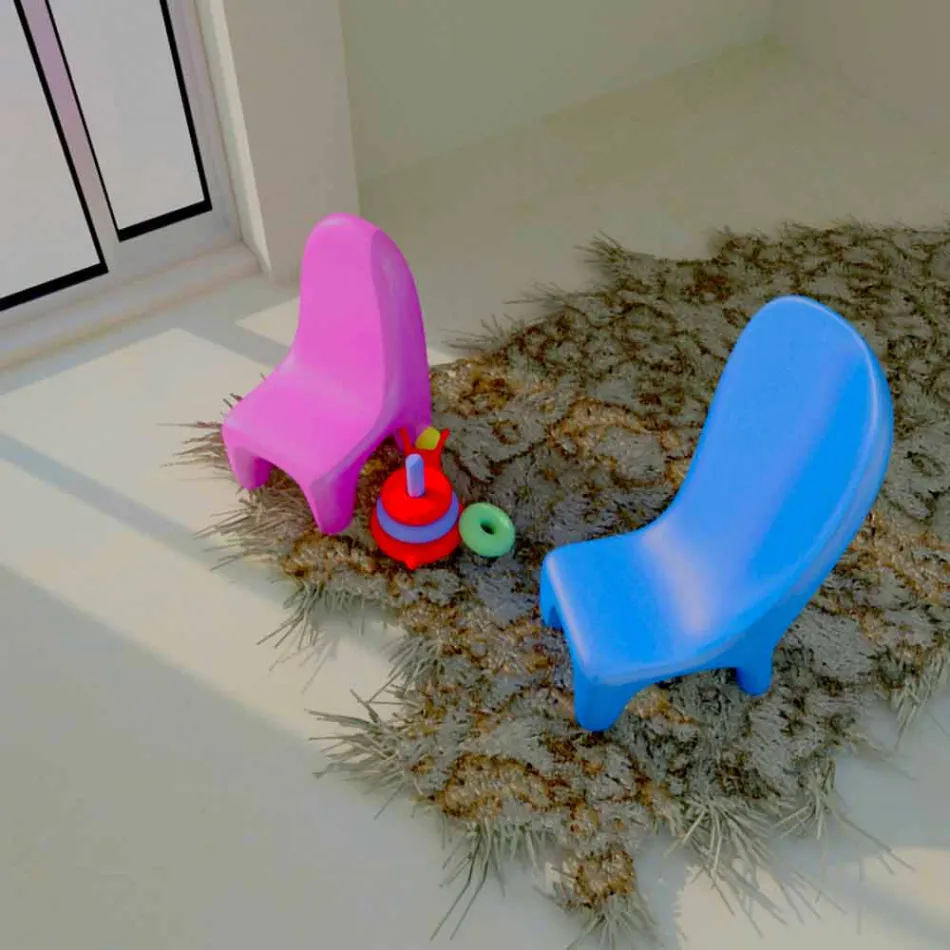 Set 2 Loriblanche barnstolar gjorda i Italien Viadurini