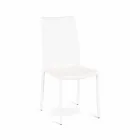 September 4 moderna stolar Joy konstläder, helt täckt Viadurini