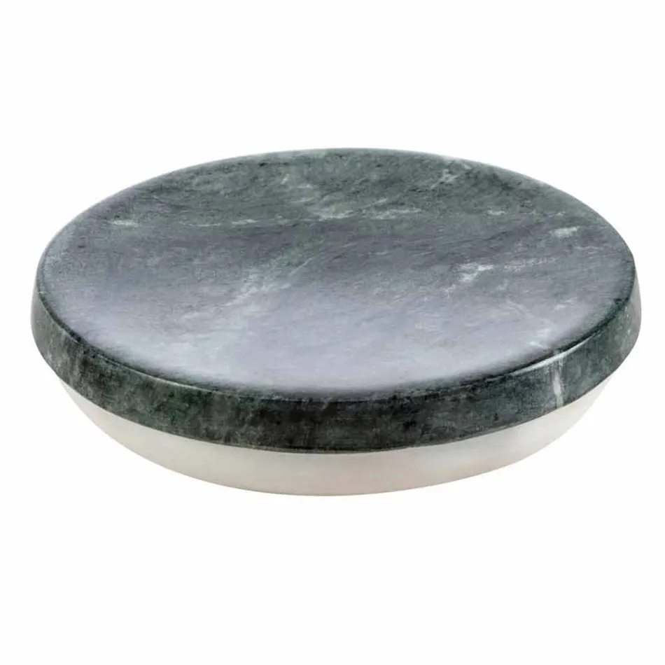 Moderna badrumstillbehör i marmorad Bombei-grön marmor Viadurini