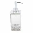 Moderna badrumstillbehör i Calacatta marmor och Carona glas Viadurini