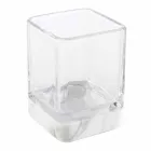 Moderna badrumstillbehör i Calacatta marmor och Carona glas Viadurini