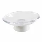 Moderna badrumstillbehör i Calacatta marmor och Carona glas Viadurini