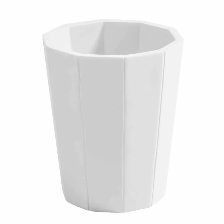 Rivello harpiks badrumstillbehör sätts i modernt harts Viadurini