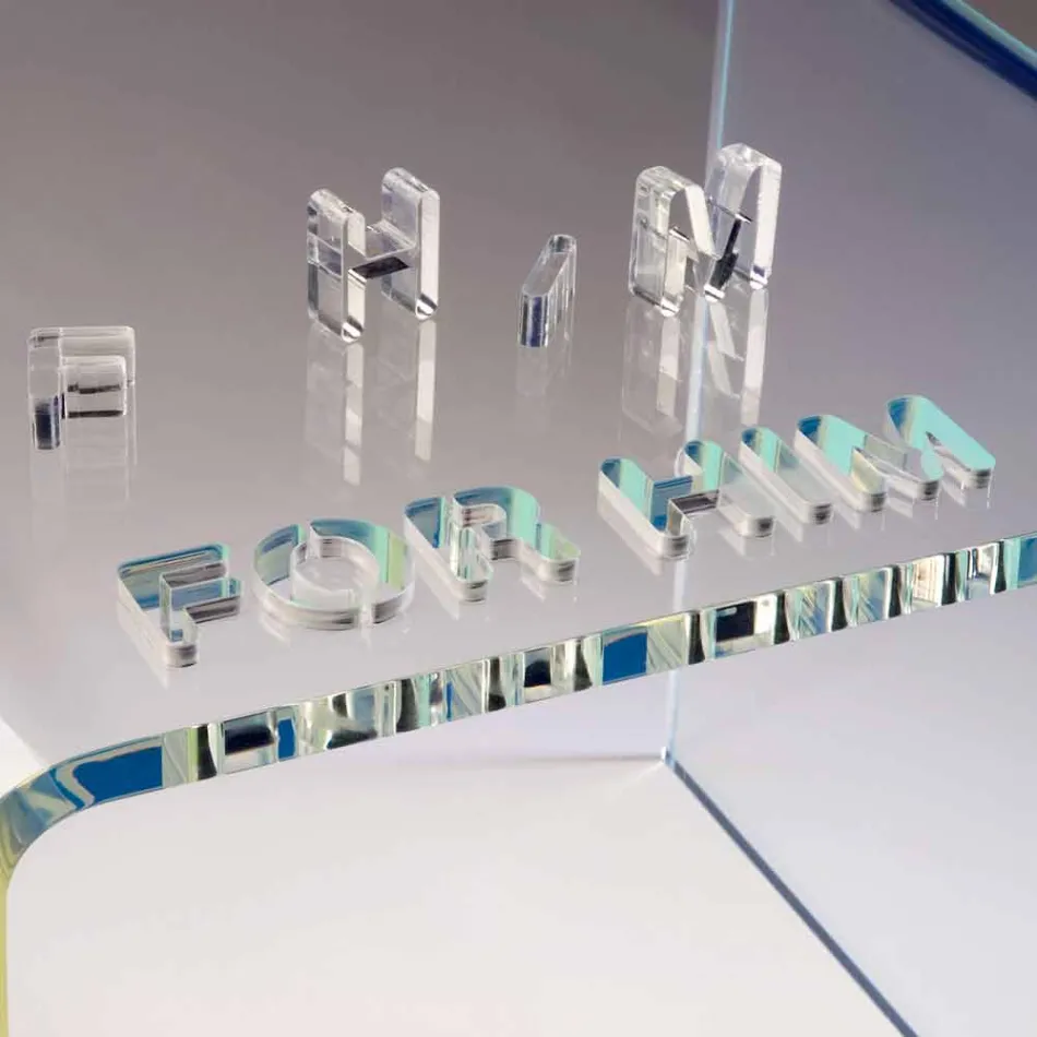 Nattdukssatser i modern design i metakrylat tillverkad i Italien - Leielui Viadurini