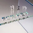 Nattdukssatser i modern design i metakrylat tillverkad i Italien - Leielui Viadurini