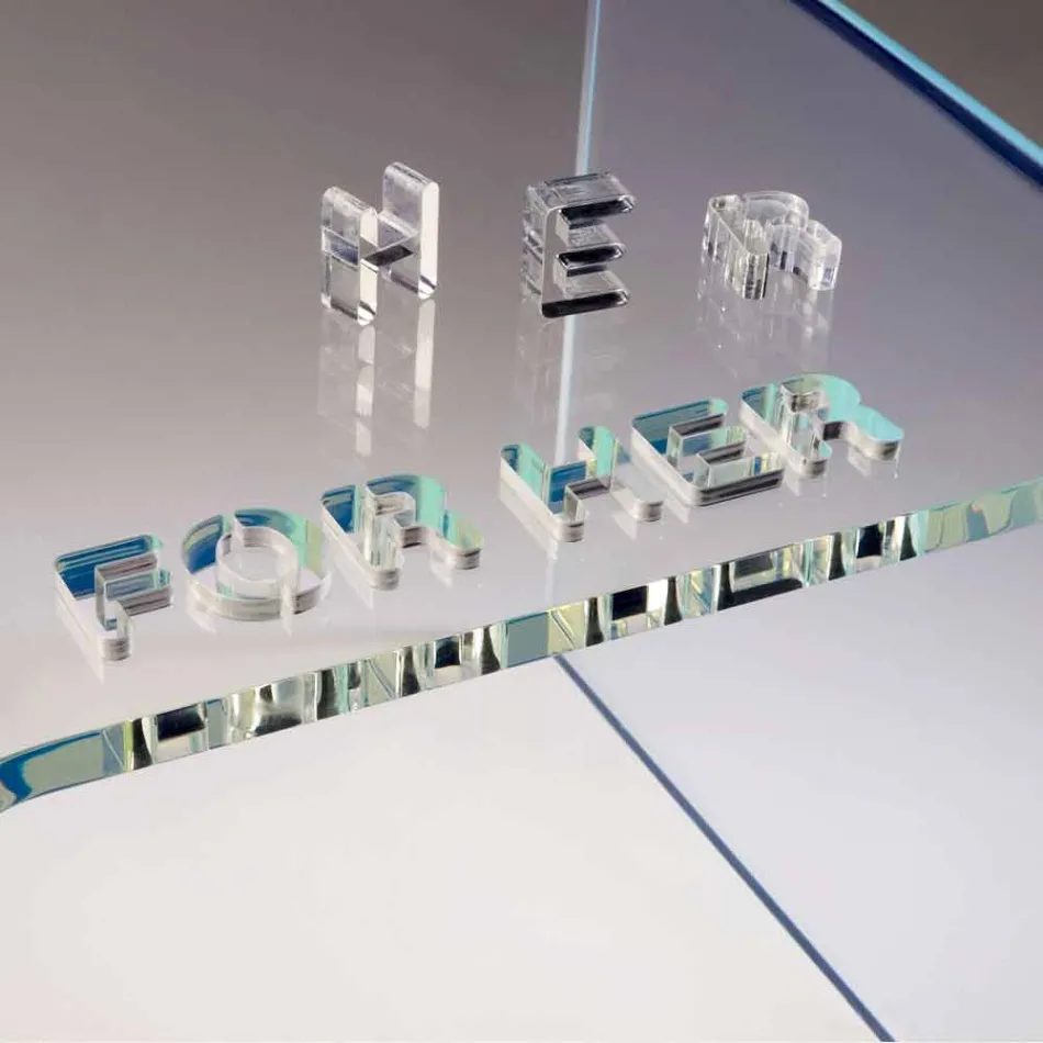 Nattdukssatser i modern design i metakrylat tillverkad i Italien - Leielui Viadurini