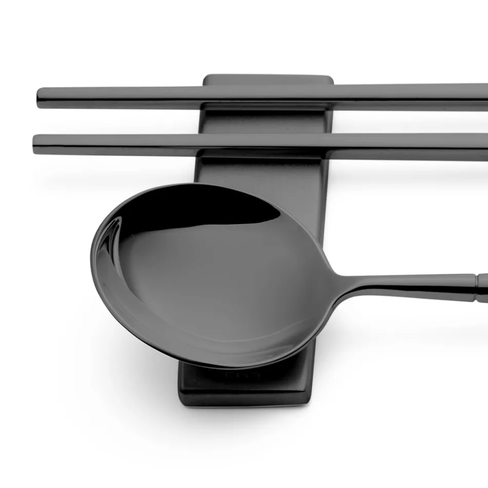 Set bestående av fruktsked, ätpinnar och bestick - Osaka Viadurini