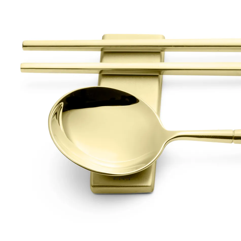 Set bestående av fruktsked, ätpinnar och bestick - Osaka Viadurini