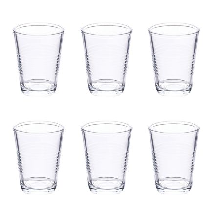 Set med 12 vattenglas 270 ml i Crafted Glass - Cup Viadurini