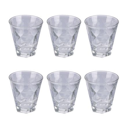 Set med 12 vattenglas 280 ml i Crafted Glass - Cup Viadurini